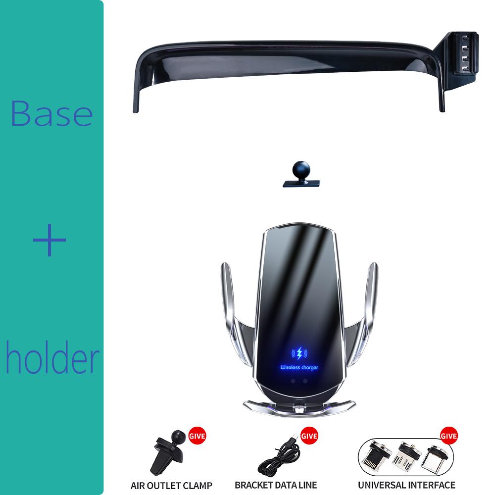 

Автомобильный держатель для телефона для Mercedes-Benz E Class W214 2024, мультимедийный дисплей, фиксированный кронштейн, крепление для телефона, быстрая беспроводная зарядка Holder 3-Silver