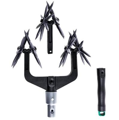 Herramienta para remover suelos, desgarrador de pastizales, desgarrador de jardín, aireador, cultivador rotativo