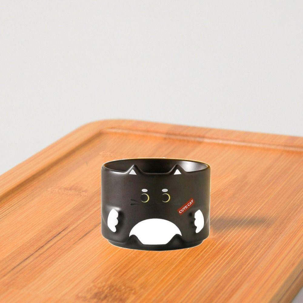 Cartoon Cat Mark Cup Ceramic Tea Drinking Cup Mug Water Cup  Girl