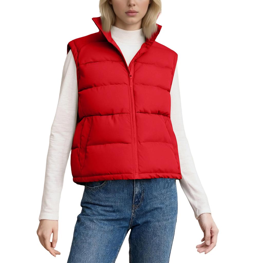 Women's Winter Fashionable Versatile Thickened Cotton-lined Work Vest