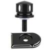 Seat Screw Seat Bolts Rear Seat Bolts Aluminum Mounting Screw Caps for Harley Black