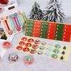 10 Sheets Christmas Series Stickers Handmade Xmas Party Gift Bag Box Decoration Baking Packaging Sealing Sticker