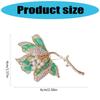 Graceful Alloy and Enamel Crabapple Brooch Pin for Women Fashionable Corsage Jewelry Accessory for Dresses and Bags