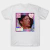 Men Black Print T-shirt Hakan Serbes Gives Good Face No-Cut Transfer Paper Print Cotton Tshirt