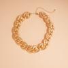 Acrylic Oval Diamond Ring Bracelet Earrings Necklace Accessories Women's Clavicle Chain Versatile Necklace