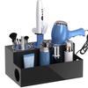Hair Tool Organizer Acrylic Countertop Hair Dryer And Styling Holder Makeup Toiletries Vanity Storage Stand With Cups A Durable