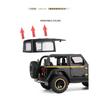 1/32 Jeeps Wrangler Rubicon 1941 Off-Road Legierungsauto Diecasts & Spielzeugfahrzeuge Automodell Ton und Licht Autospielzeug für Kinder Geschenke