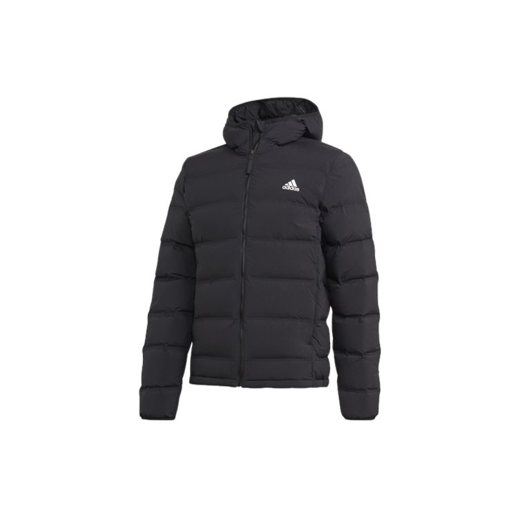 

Adidas Повседневная спортивная куртка с капюшоном и длинным рукавом Пуховик Мужская верхняя одежда Черный FT2521 XXL