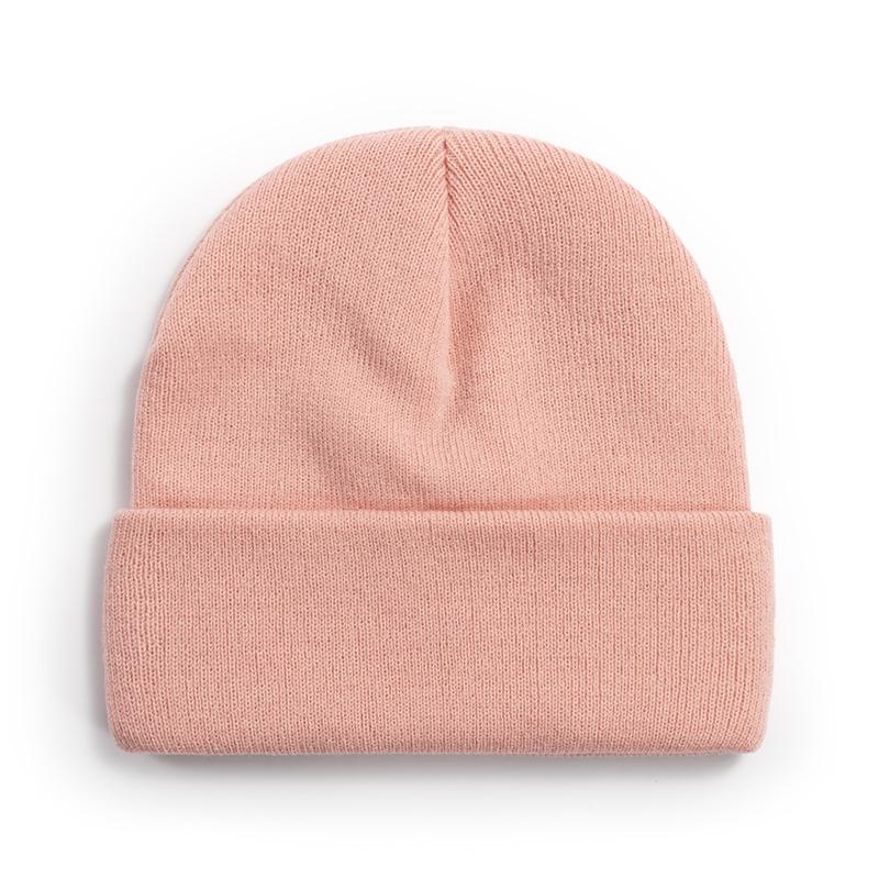 Knitted Beanie Cap Winter Accessories Multicolored Beanies Custom Embroidery Acrylic Fashion Skullies Hats Winter Knitted Hat