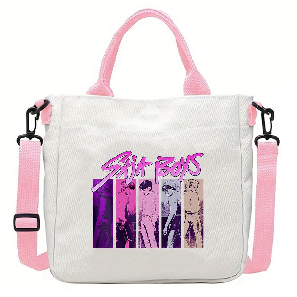 KPOPs Demons Hunters Anime Women Crossbody Bag Aesthetics Cartoon Shoulder Bags Fashion Cosplay Messenger Girls Gift S Kid Friendly Entertaining Fun