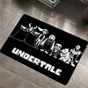 Cartoon U-Undertale Bathroom Mat Anti-slip Absorb Water Long Strip Cushion Bedroon Mat Welcome Doormat