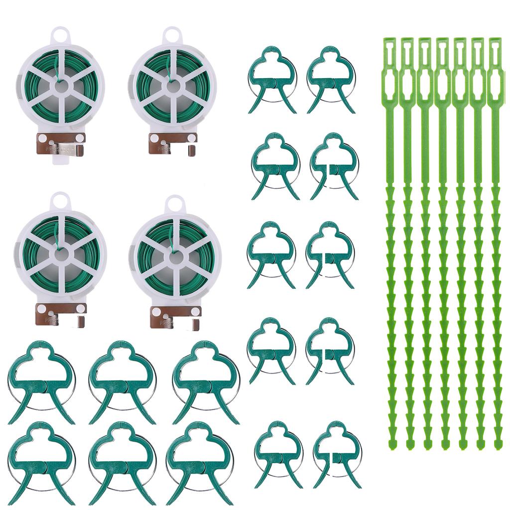 20-100m Garden Plant Tie Plant Branch Climbing Vine Fixed Clip Green Garden Plant Tie Plant Branch Climbing Vine Fixed Cable Tie