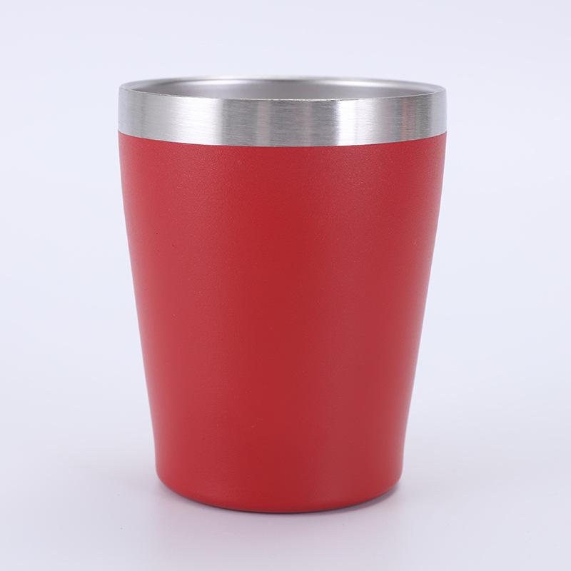 

Термос-кухоль з нержавіючої сталі 304 для дому, офісу, модний, для молока, 5 унцій, автомобільний, портативний, автомобільна чашка 5oz червоний
