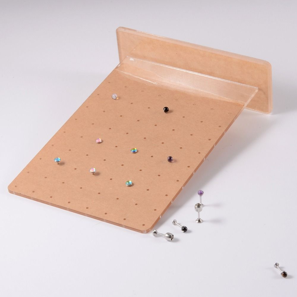 Acrylic Body Piercing Jewelry Display Nipple Ring Storage Frame Jewelry Display Rack Earring Stand