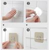 Kreative selbstklebende Badezimmer- und Küchentür-Rückseitenaufhänger, Wandhalterung, Hakenhalter