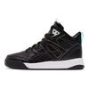 Puma Zapatillas de Media Caña de Cuero Sintético para la Parte Trasera Unisex Zapatillas Negras 368872-02