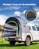 Truck Tent 5.0-5.2ft Waterproof PU2000 Truck Bed Camping Tent 2-3 Person