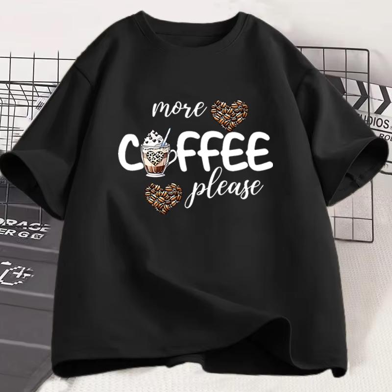 Unisexs Unisexs Books And Coffee Tshirt Retro Casual Short Sleeve Tee Book Coffee Lover Gift Short Sleeve Top For Daily Wear