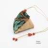 Dragon Boat Festival Mugwort Zongzi Sachet, Creative and Fresh Style, Pure Cotton Fabric, Color-Blocking Sachet, Lavender Exquisite Hanging Ornament