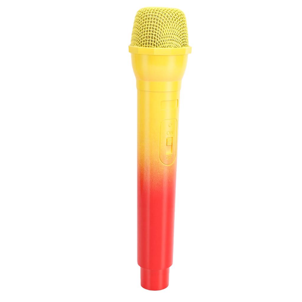 Realistic Microphone Gradient Color Lightweight Plastic Mic Prop for Speech Training Costume Prop