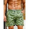 New Men's Board Shorts Swim Shorts Swim Trunks Drawstring Elastic Quick Dry Short Beach Hawaiian Casual Swimming Beach Shorts