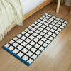 Original Bauhaus Carpet Bedroom Bedside Blanket Antique Long Strip Thickened Flocked Blanket Bathroom Absorbent Foot Cushion