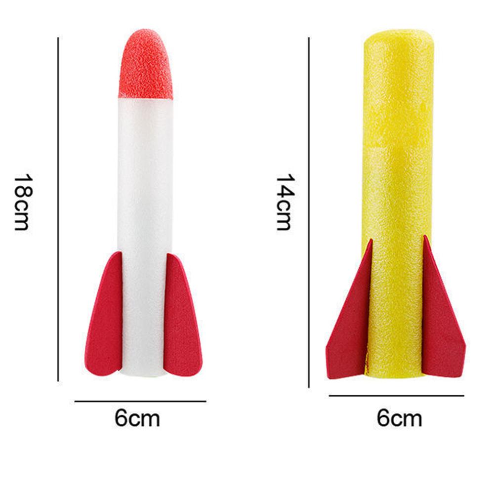 Toy Rocket Launcher For Kids With 3 Foam Rockets And Toy Air Rocket Launcher