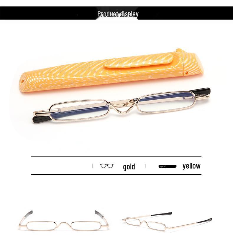 Ultralight Unisex Mini Pen Clip Anti-Blue Light Reading Glasses