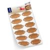 Self-Adhesive Cork Jar Labels 12-Piece 5.8x4cm