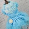Haustier-Hochzeitskleid Auffällig Strapazierfähiges Polyester Teddyhund Spitzenstil Hochzeitskleid Haustierbekleidung für Draußen