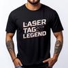 Laser Tag Legend For A Laser Tag Team Black Shirt Graphic Tees Men Clothing Oversized Casual Tshirt