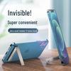 Ultra-thin Invisible Phone Holder: Portable Alloy Stand and Folding Back Sticker