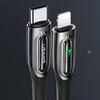Usams Kabel Pleciony Usb-C Na Lightningsmart Power-Off 20W Pd Cable 1.2M Czarny/Black Sj518Usb01 (Us-Sj518)