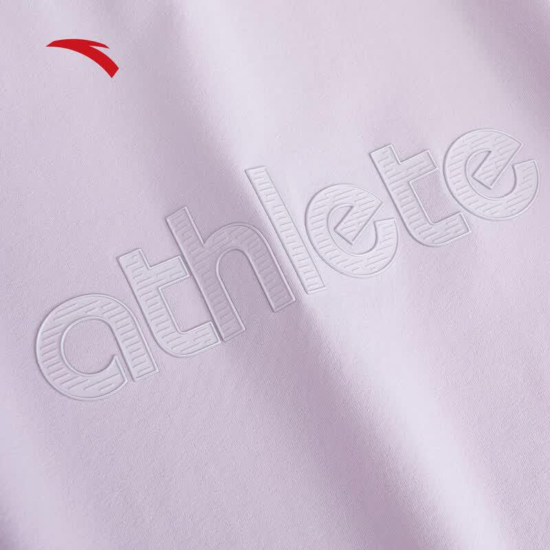 Anta Women's Ice Yarn Breathable Short Sleeve T-shirt