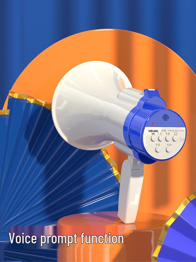 Rechargeable Handheld Megaphone Speaker with Recording for Stall Hawking and Payment Collection