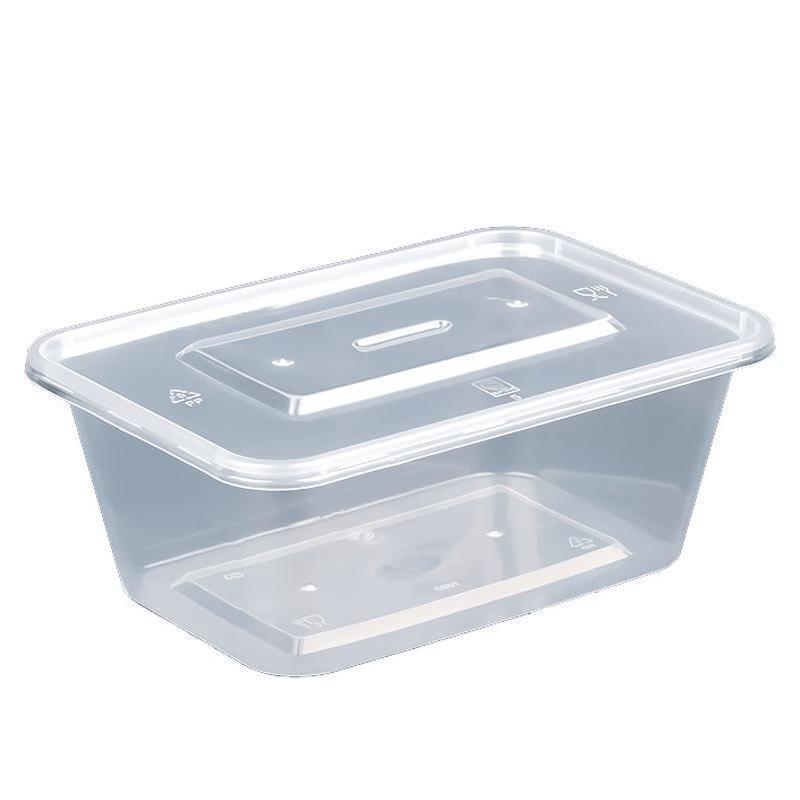 Disposable Round Transparent Plastic Food Containers with Lids