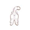 3Pcs Plastic Biscuit Mold Cookie Stamps Cartoon Cat Cookie Cutters DIY Fondant Cake Mould Kitchen Pastry Bakeware