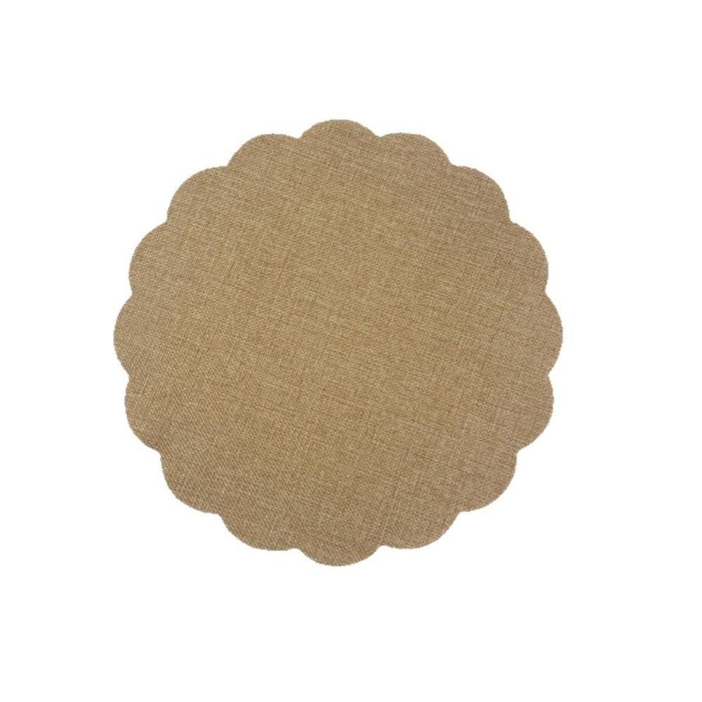 Burlap Round Placemats Jute Photo Props Party Dinner Table Decoration  Festival Home Decor