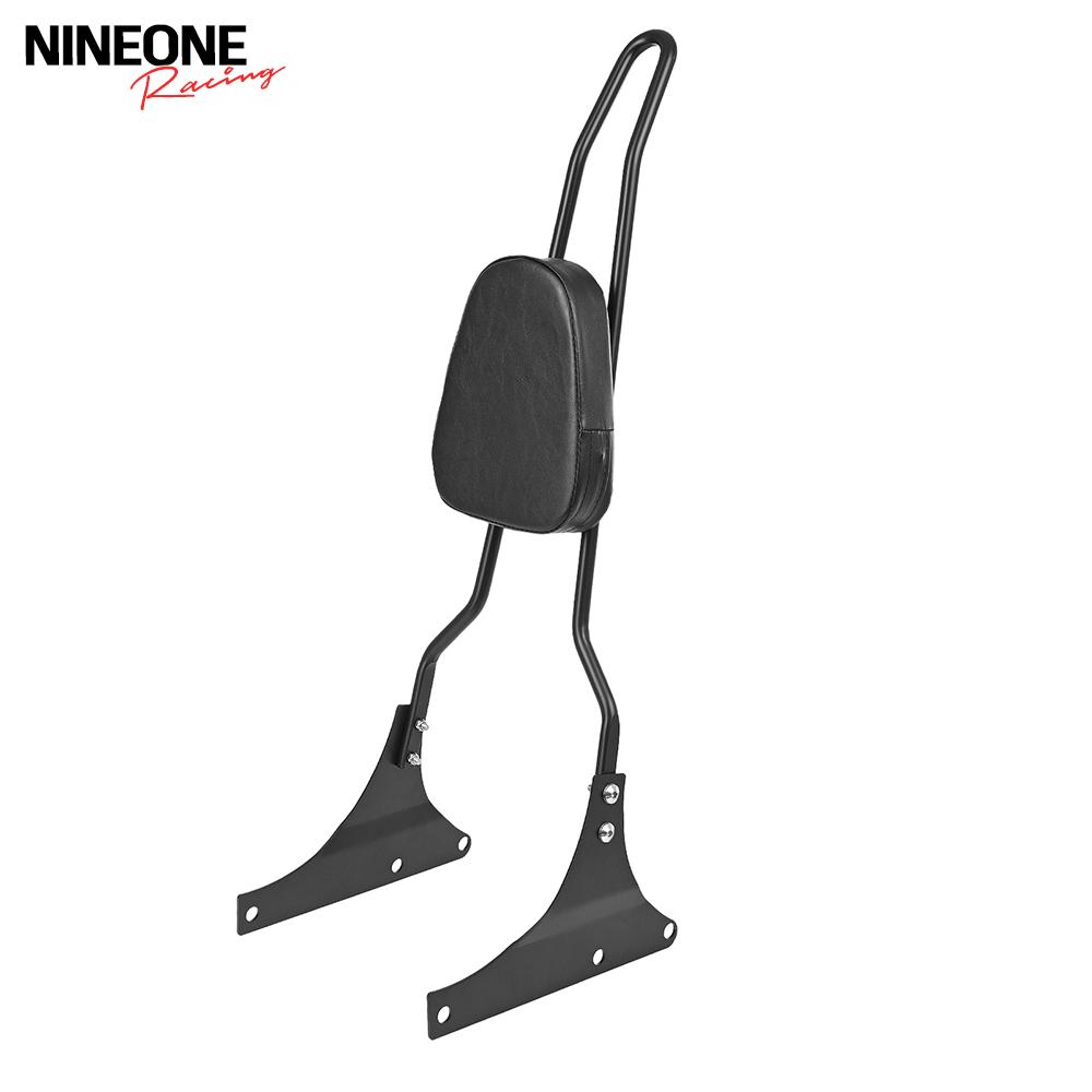Sissy Bar Passenger Backrest For Harley Davidson Softail Rear Backrest Cushion Pad Heritage Classic Fat Boy FLSTC FLSTF FXSTC чёрный