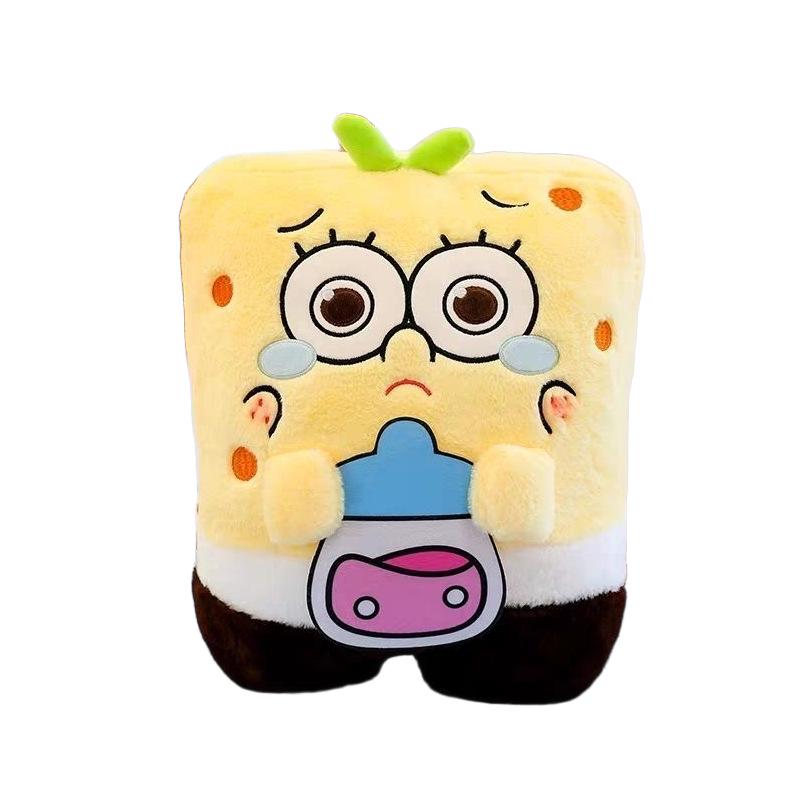 SpongeBob & Patrick Star Plush Toy Cushion - Interactive Claw Machine Doll