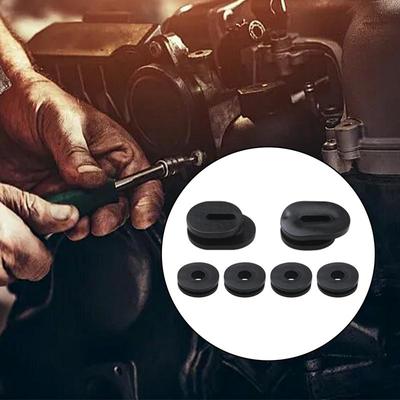 Pevová Motocyklová Kapotáž Gumová Průchodka 6ks Sada Průchodek Nádrže Motocyklu Těsnění Krytu Kapotáže Bočního Krytu Oválná Kulatá Podložka