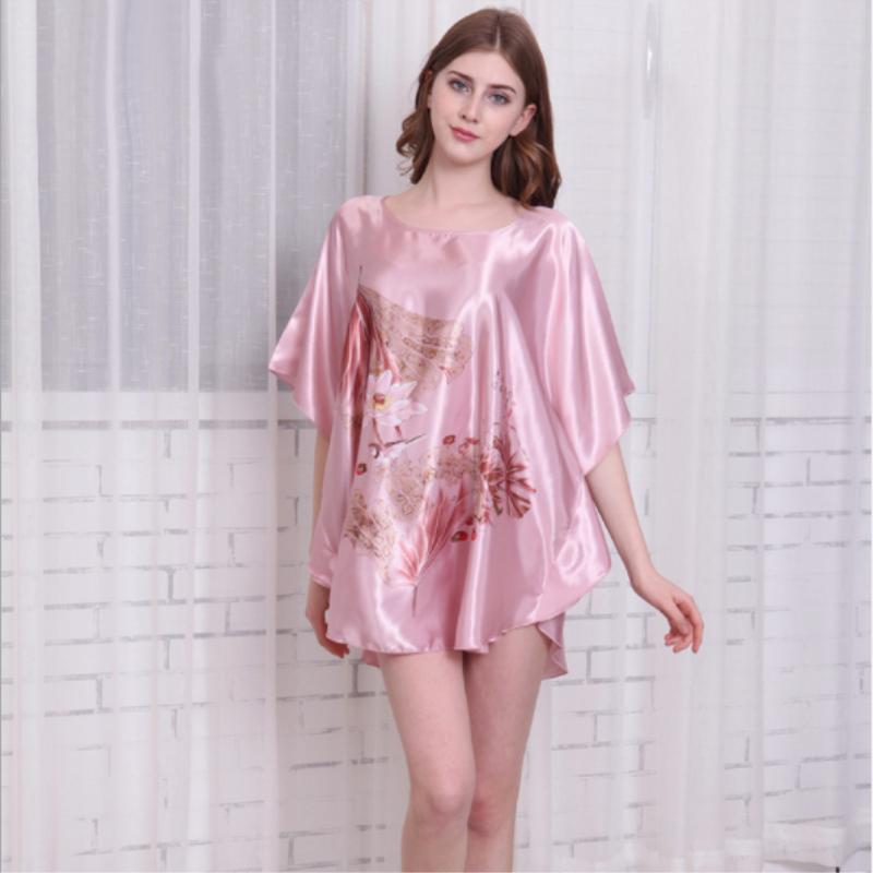 knee length dresses for ladies Hot Women Night Gowns Sleepwear Nightwear Long Sleeping Dress Luxury N   Global Fashions GC