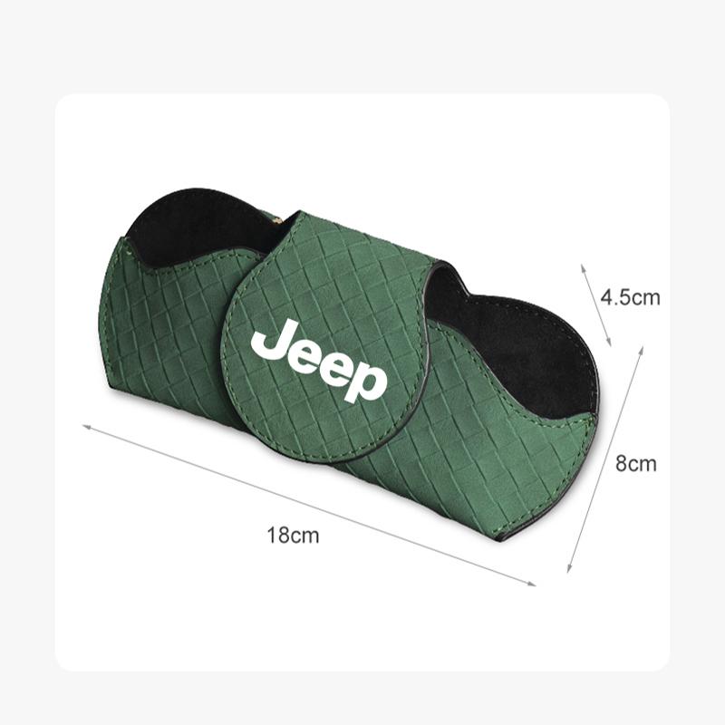 Car Interior Glasses Clip Auto Sun Visor Sunglasses Holder For Jeep Grand Cherokee Wrangler JK Gladiator Compass Renegade Patrio ALS1