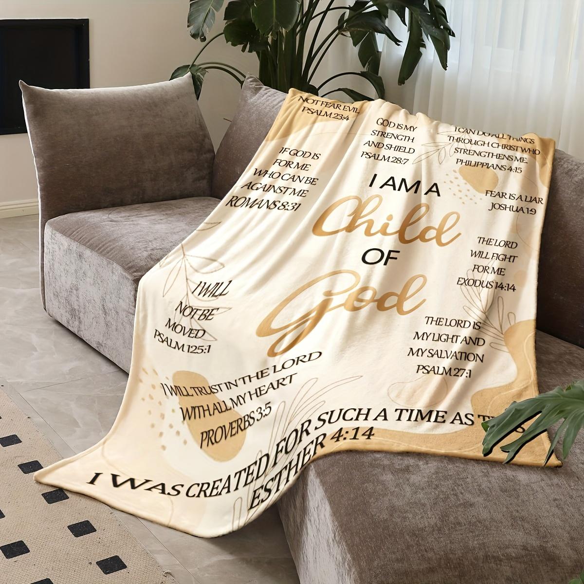 VIKAMA Bible Text Children s Carpet Bible Text Soft Skin friendly Non shedding Gift Children s Room Church Event 75X95CM