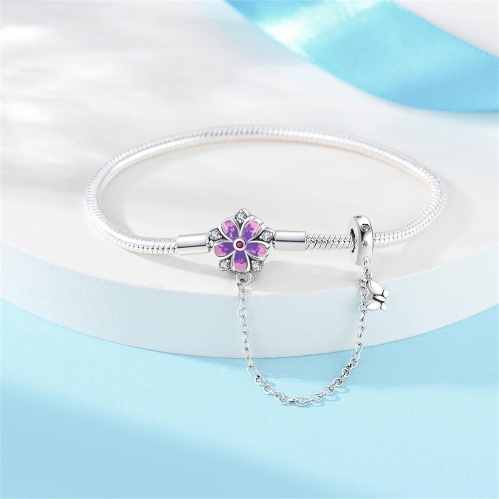 Hot Selling Silver Bracelet for Women Silver Jewelry Chain Charm Bracelet Fashion Alloy Bracelet Chain for Jewelry Making Gift