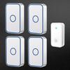 Battery-Free Smart Wireless Doorbell with Self-Powered Remote, Waterproof Design, and One-to-Four Chime System