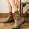 5 Pairs Three-Dimensional Women Textured Socks Palace Style Long Stockings  Spring Autumn