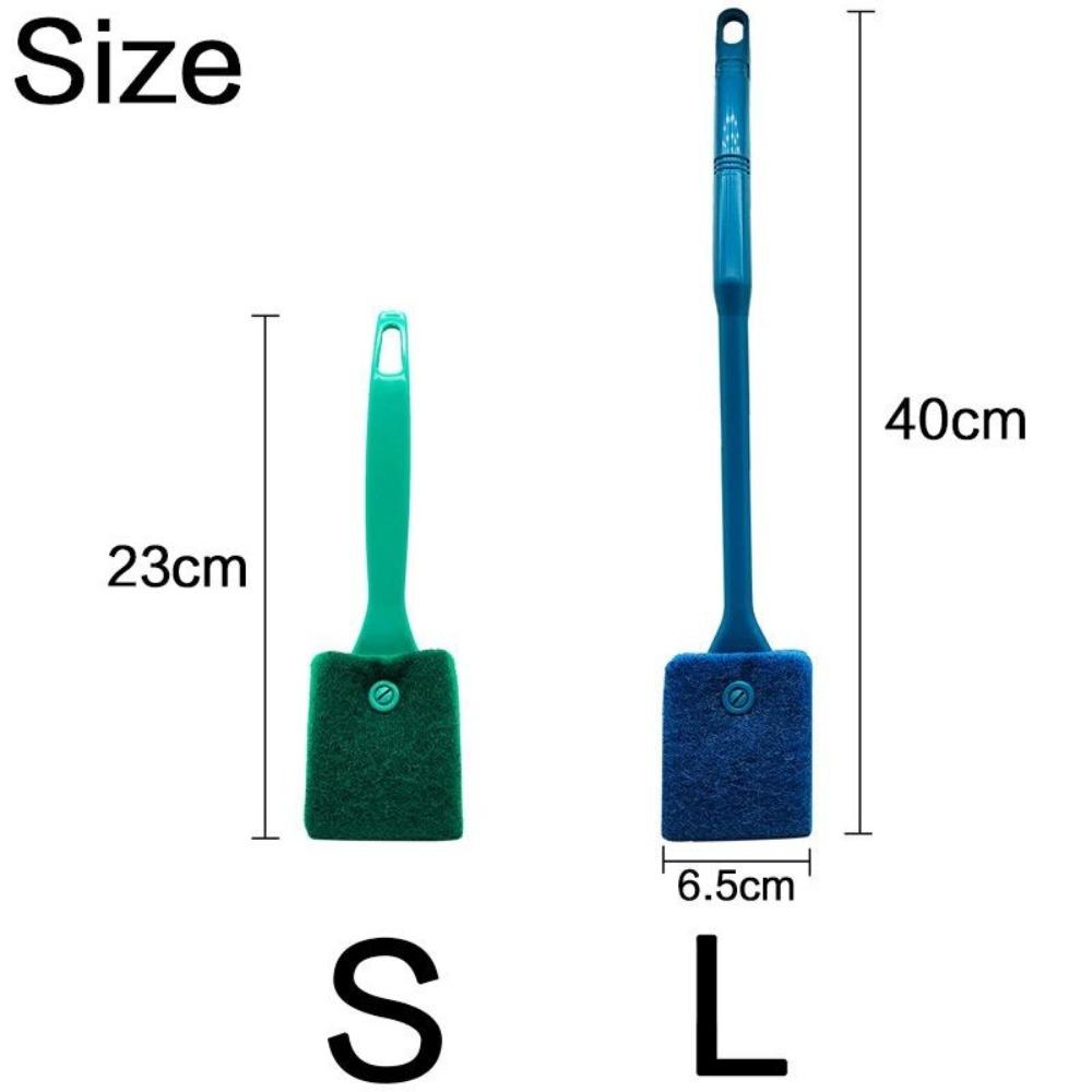 Aquarium Glass Algae Cleaner Sponge Brush Fish Tank Scrubber Cleaning Tool Aquatic Pets Home Aqua Accessories