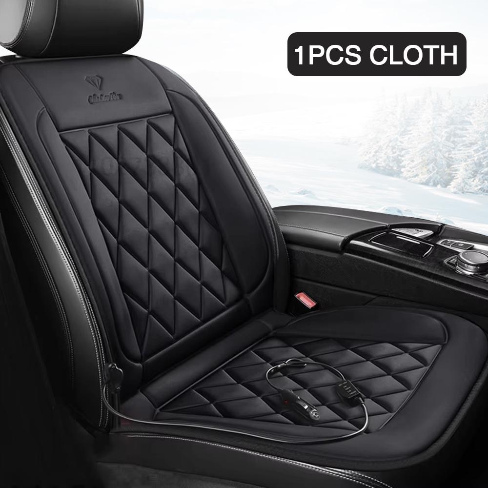 1/2pcs Winter Heated Car Seat Cover 12V Heating Warmer Car Seat Cushion Auto Universal Car Seat Protector Cover Car Accessories
