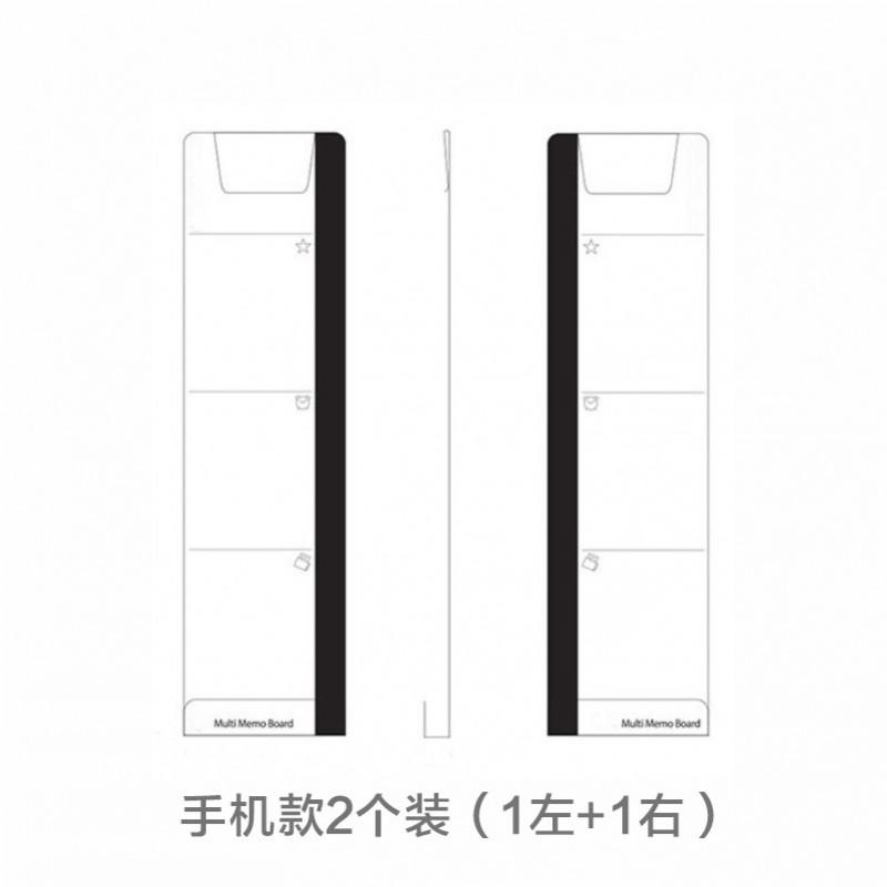 Acrylic Sticky Note Holder Computer Monitor Side Mount Desk Organizer With Adhesive Back
